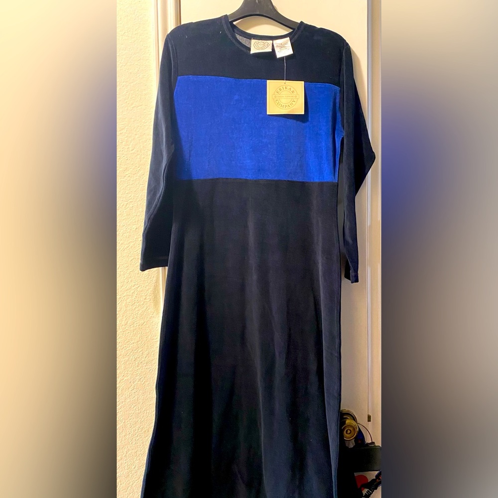 ERIKA & COMPANY VELOUR DRESS